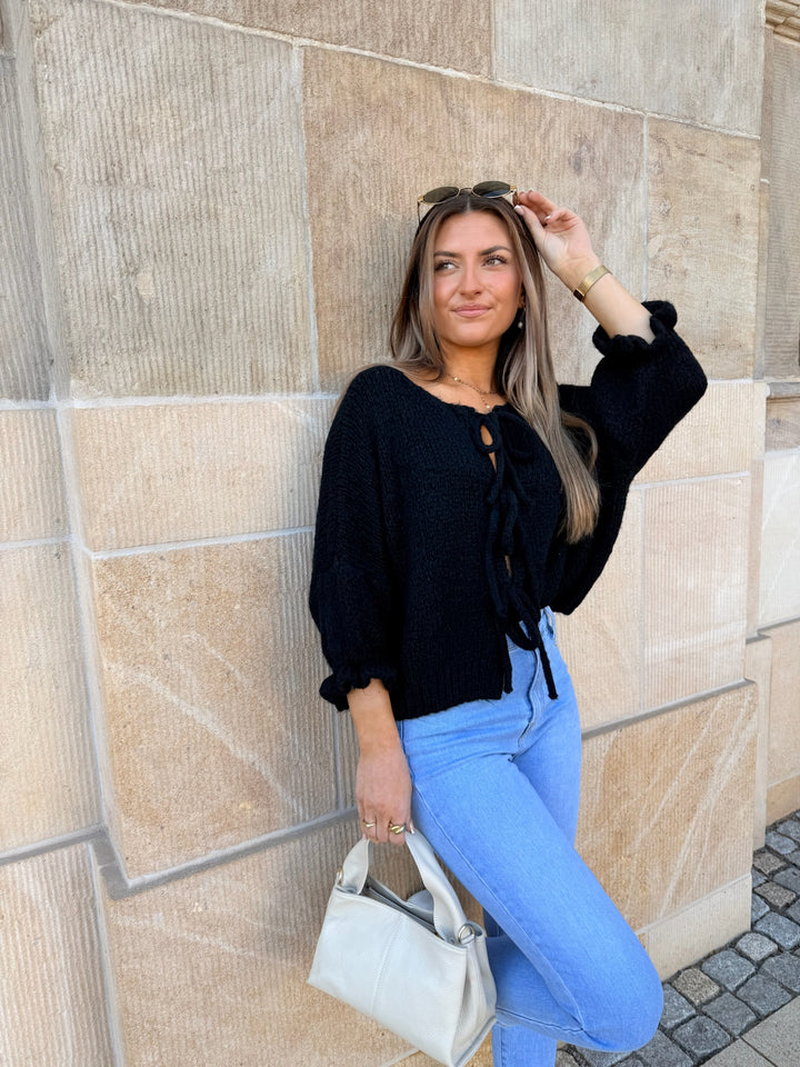 Cardigan mit Schleifen Lilly (3/4-Arm)
