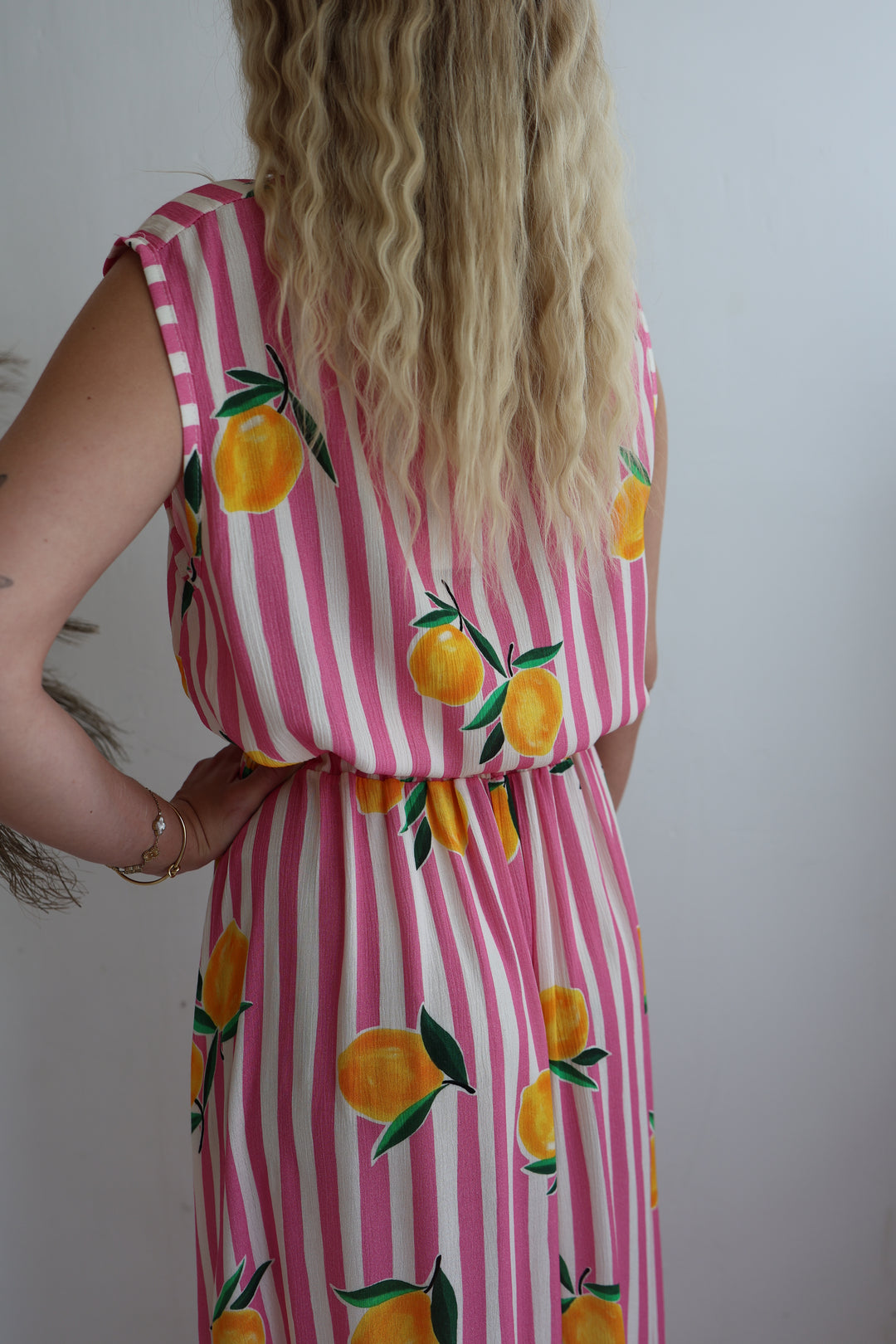 Gestreifter Zweiteiler Squeezy Lemon