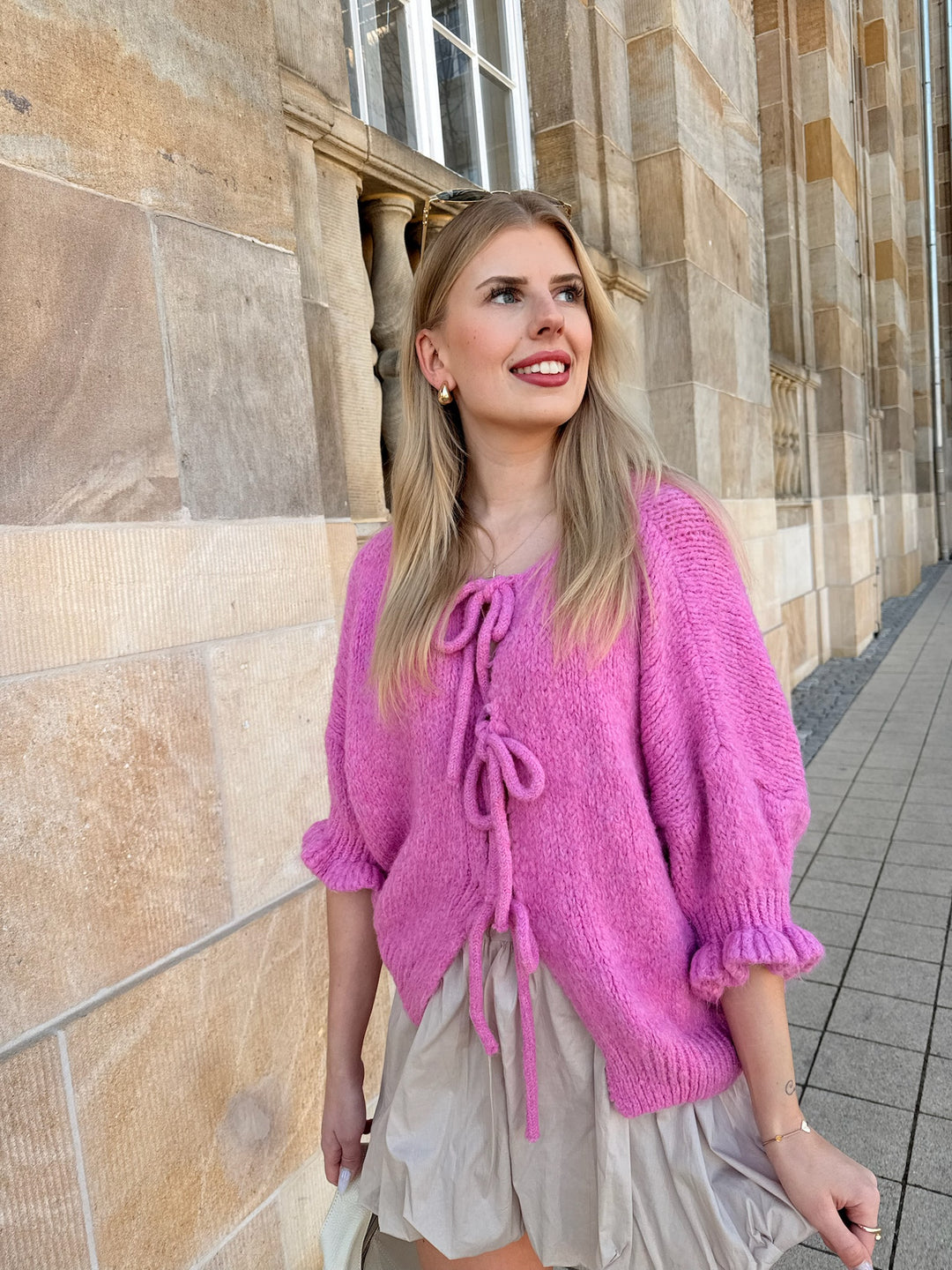 Cardigan mit Schleifen Lilly (3/4-Arm)
