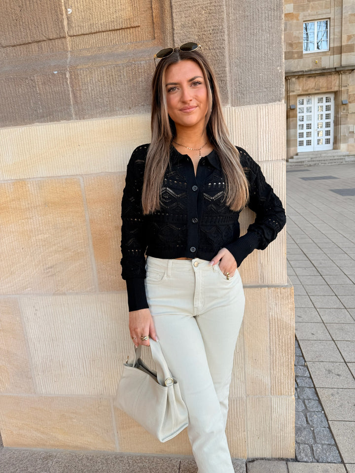 Cropped Häkelcardigan Summer Love