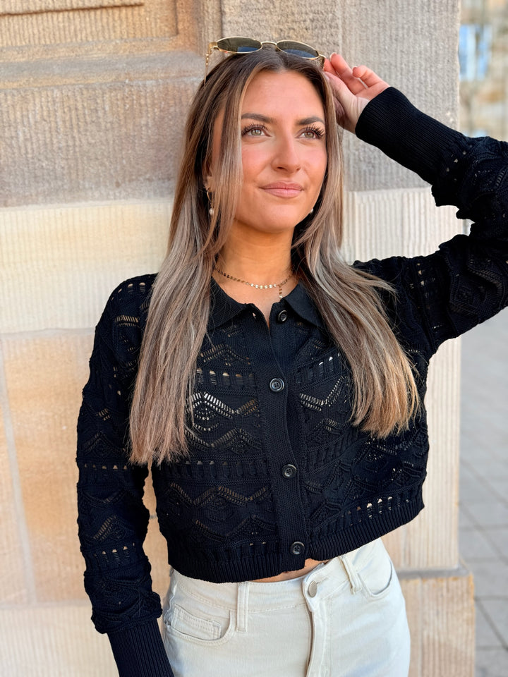 Cropped Häkelcardigan Summer Love