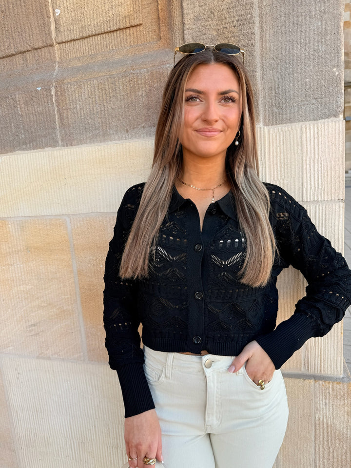 Cropped Häkelcardigan Summer Love