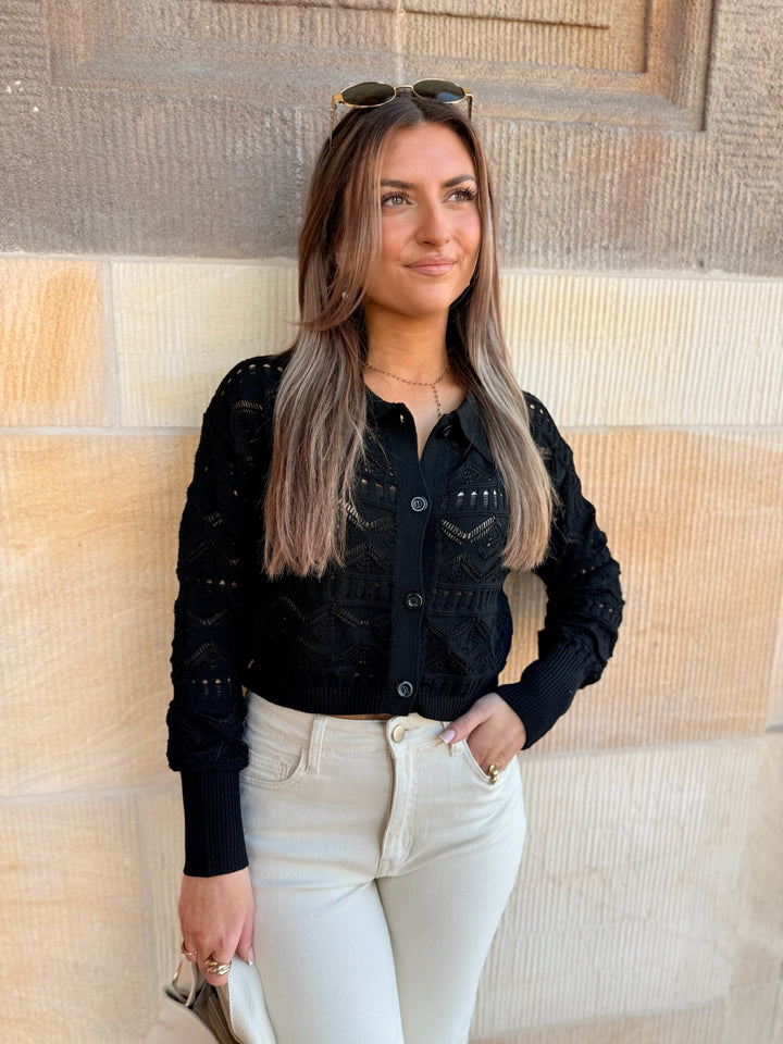 Cropped Häkelcardigan Summer Love