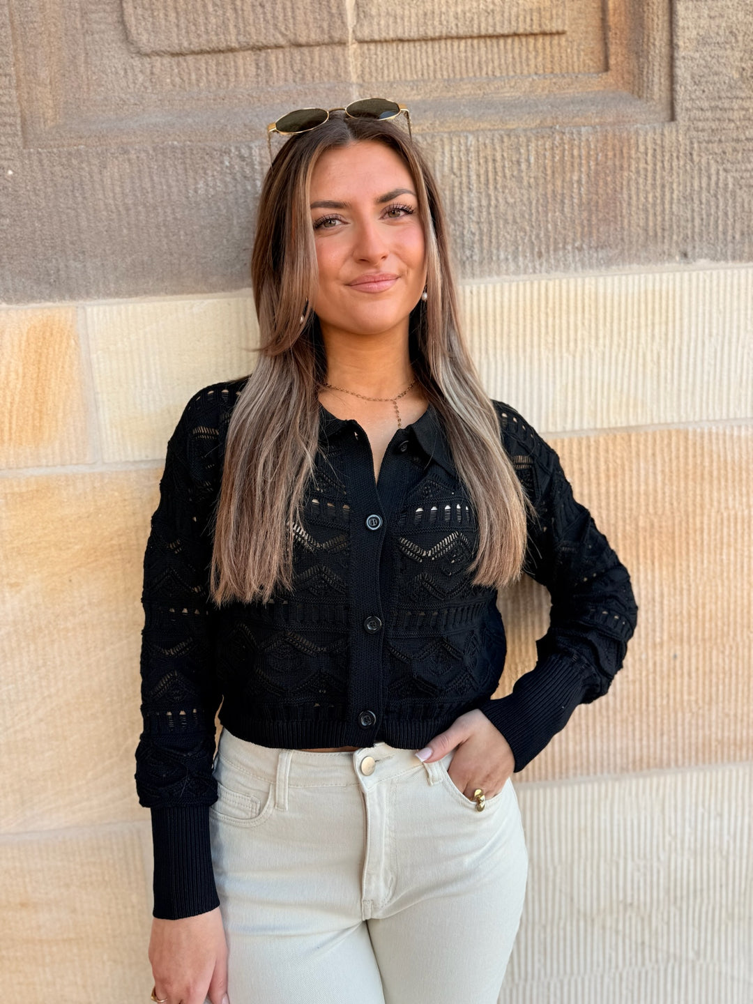 Cropped Häkelcardigan Summer Love