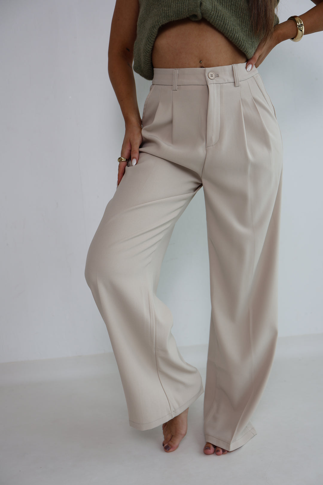 Bundfaltenhose Relaxed Fit
