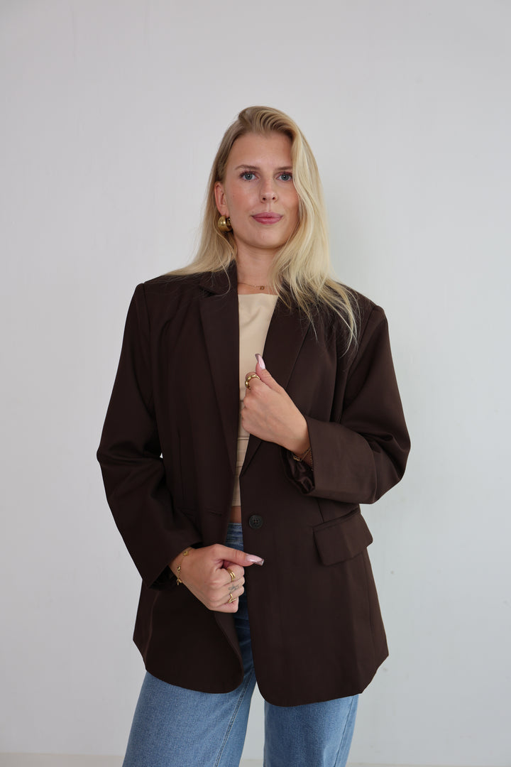 Classic Blazer Toffee Flow