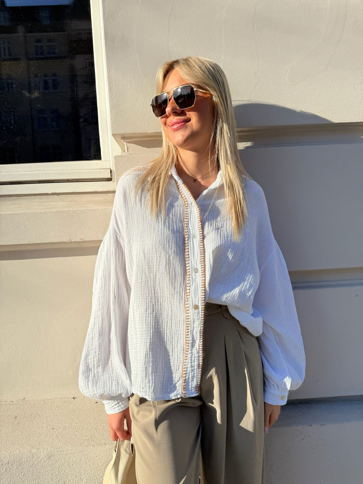 Musselinbluse Cute Seams