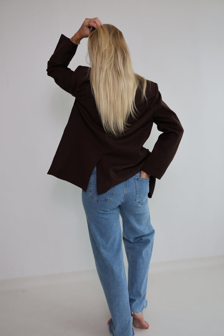 Classic Blazer Toffee Flow