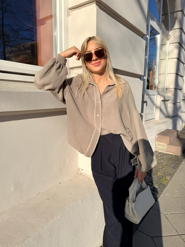 Musselinbluse Cute Seams