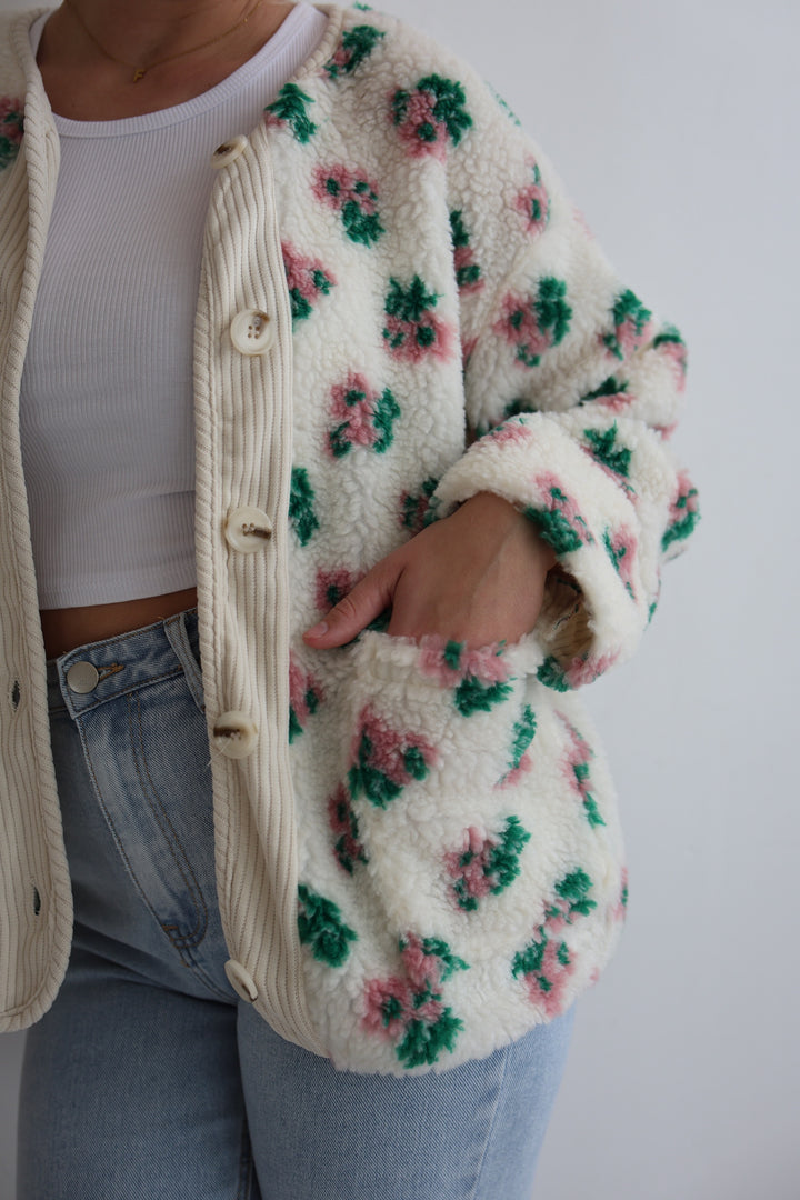 Teddyjacke Floral Vibes