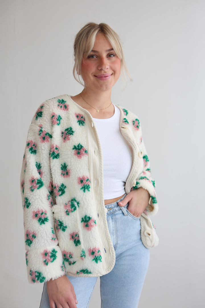 Teddyjacke Floral Vibes