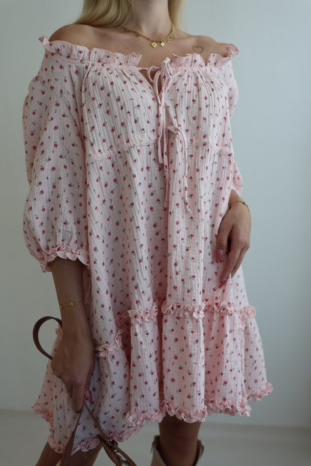 Babydollkleid aus Musselin Rosefield