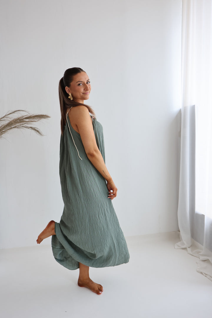 Langes Viskosekleid Nizza
