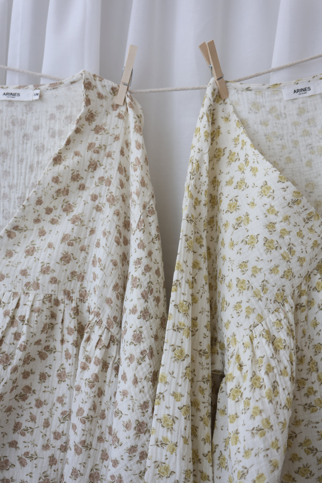 Musselinbluse mit Floralprint Sweetest Flowers