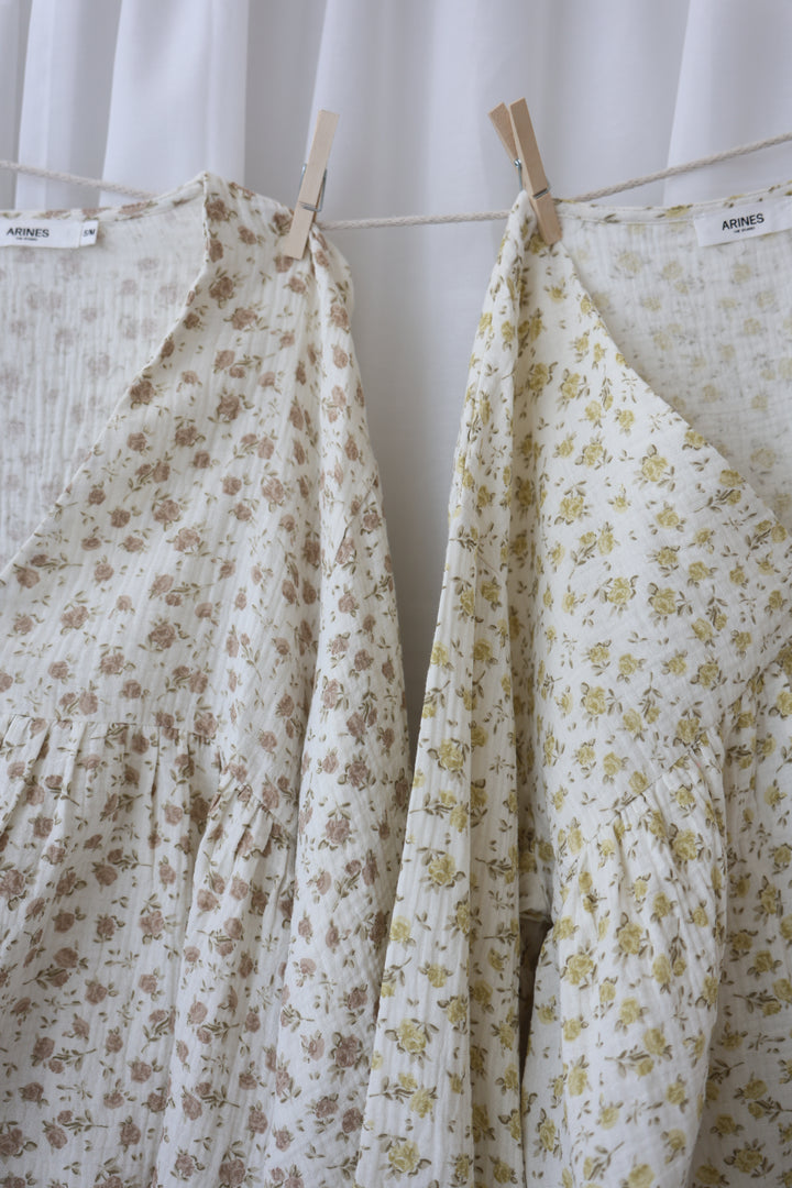 Musselinbluse mit Floralprint Sweetest Flowers