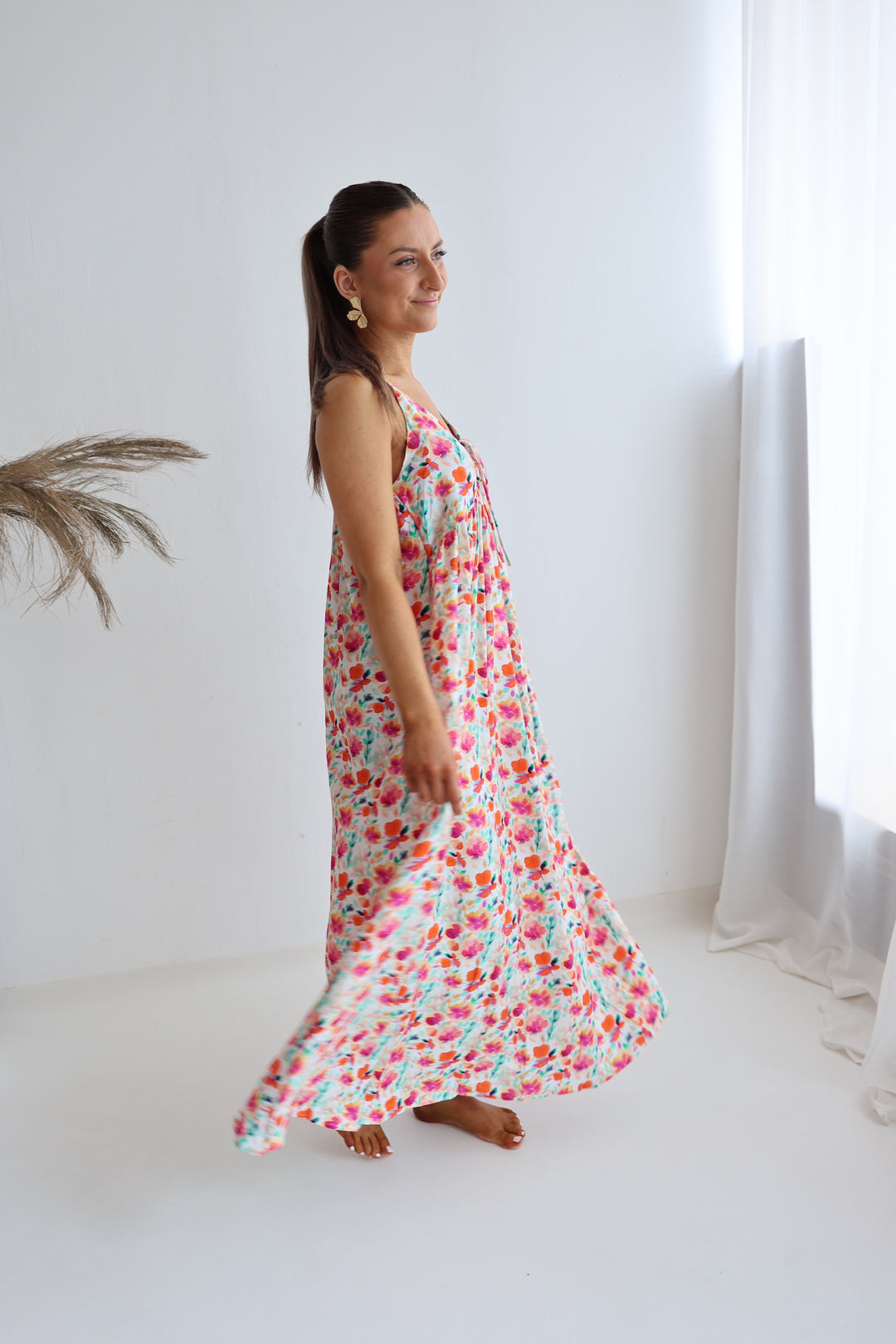 Maxikleid mit Floralprint Isadora