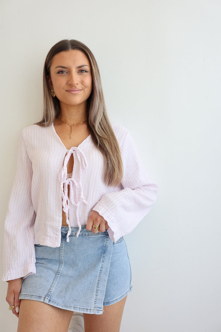 Asymmetrischer Jeans Hosenrock Cathy (2815)