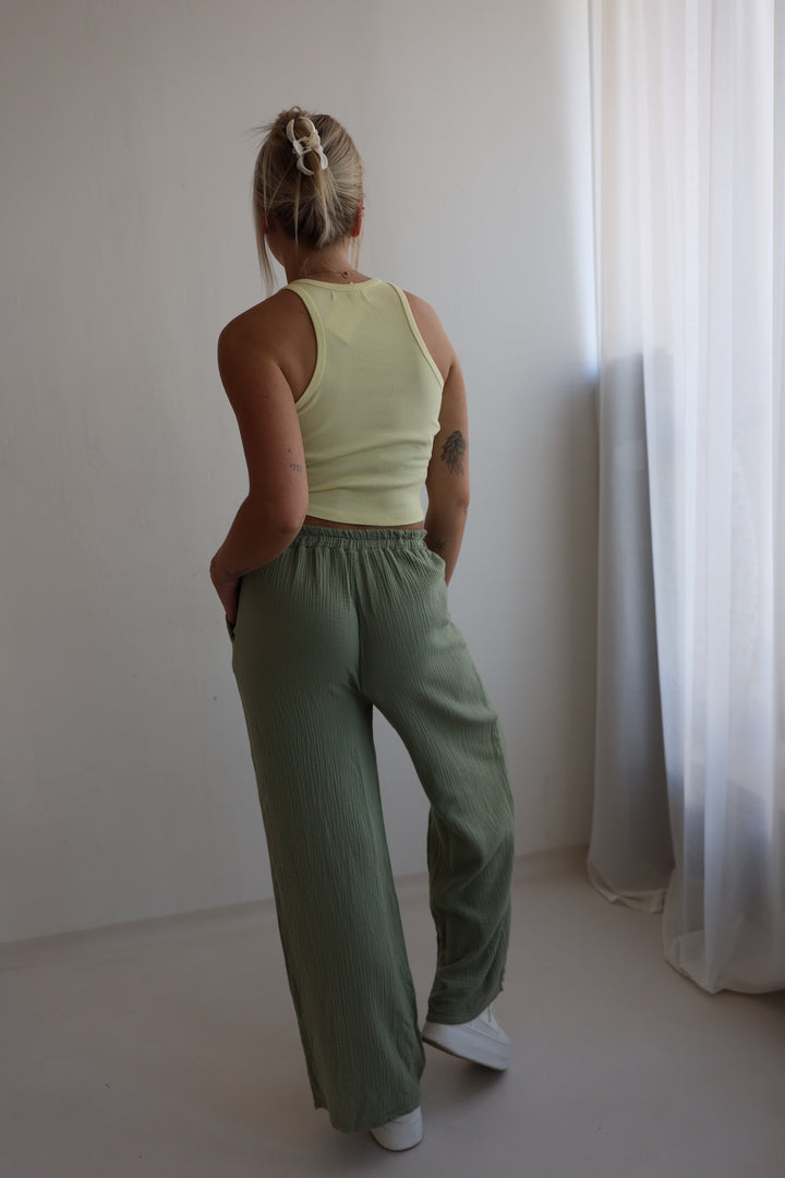 Lange Musselinhose Casual