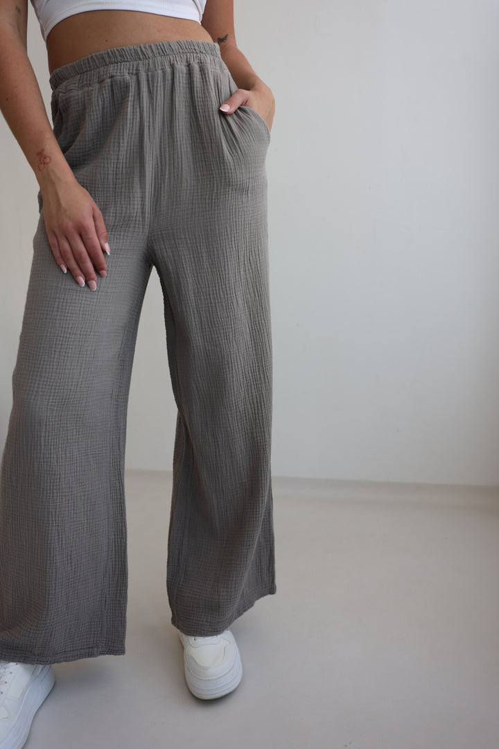 Lange Musselinhose Casual