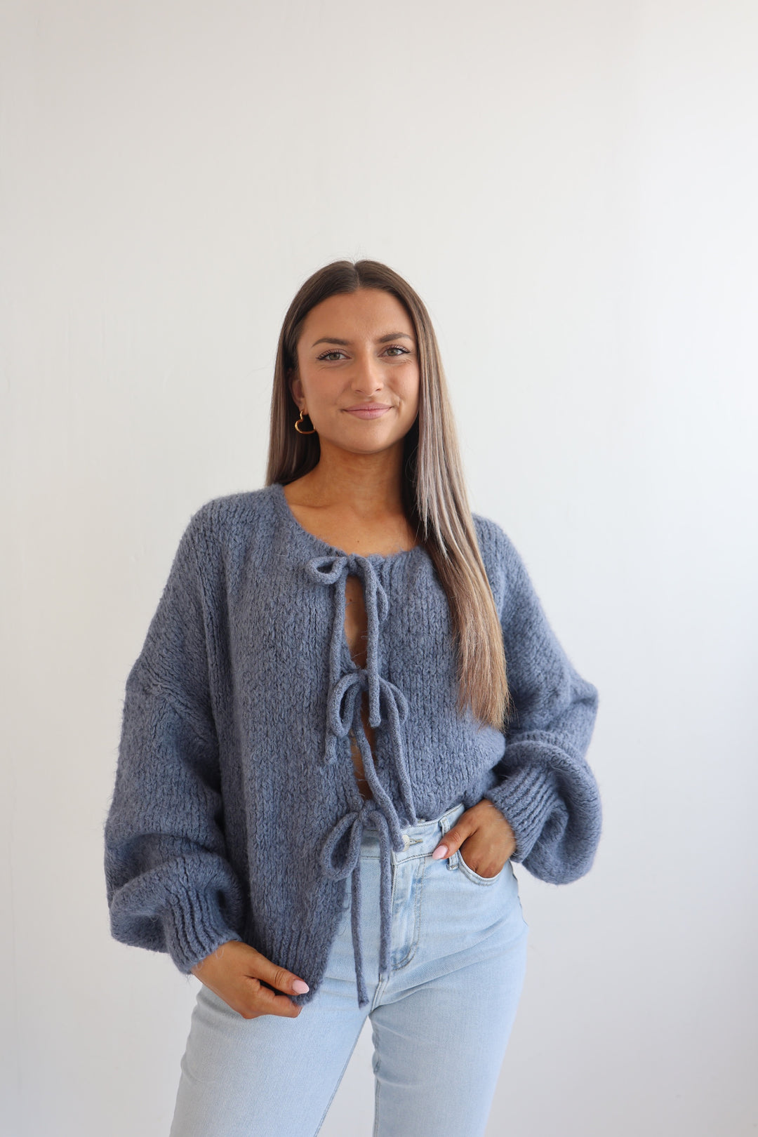 Cardigan mit Schleifen Lilly (langarm)