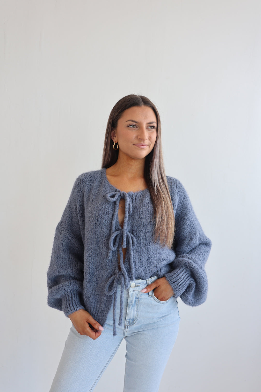 Cardigan mit Schleifen Lilly (langarm)