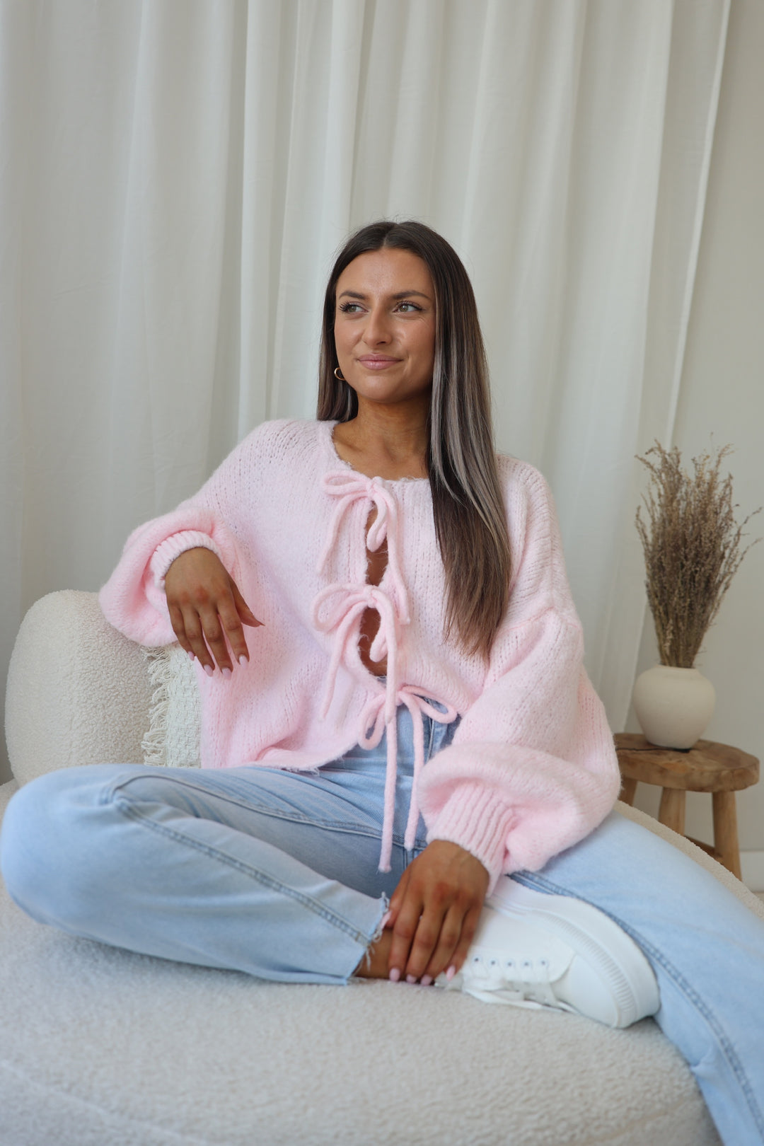 Cardigan mit Schleifen Lilly (langarm)