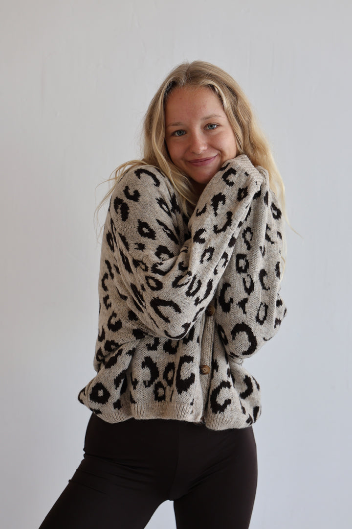 Wild Leopard Cardigan