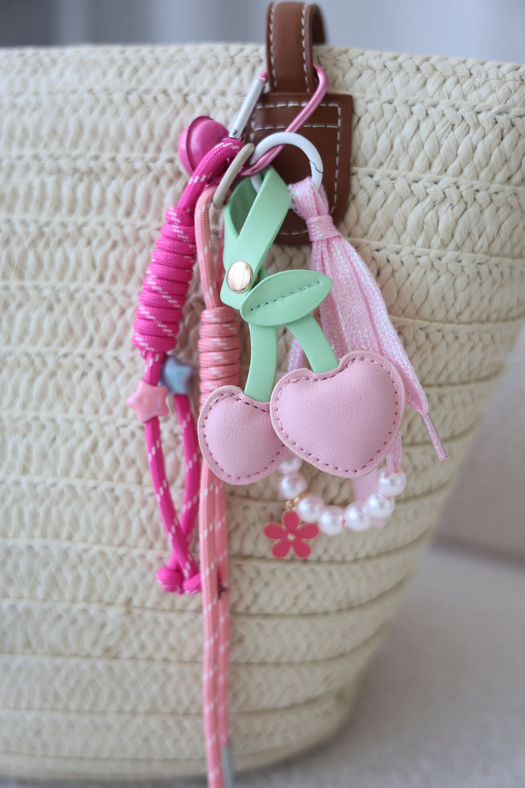 Bag Charm Rosy Heart