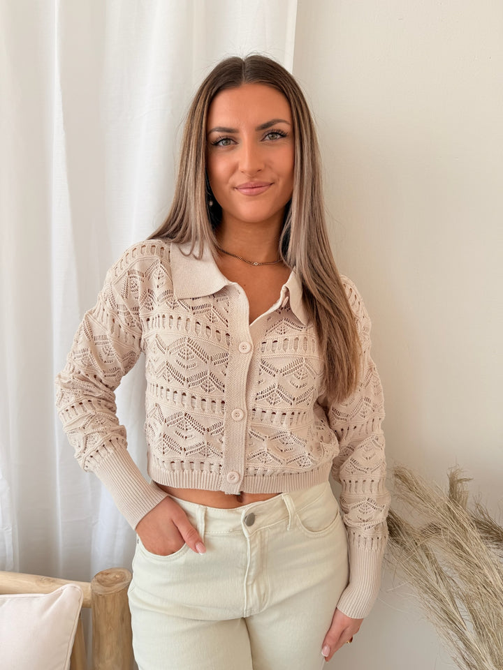 Cropped Häkelcardigan Summer Love
