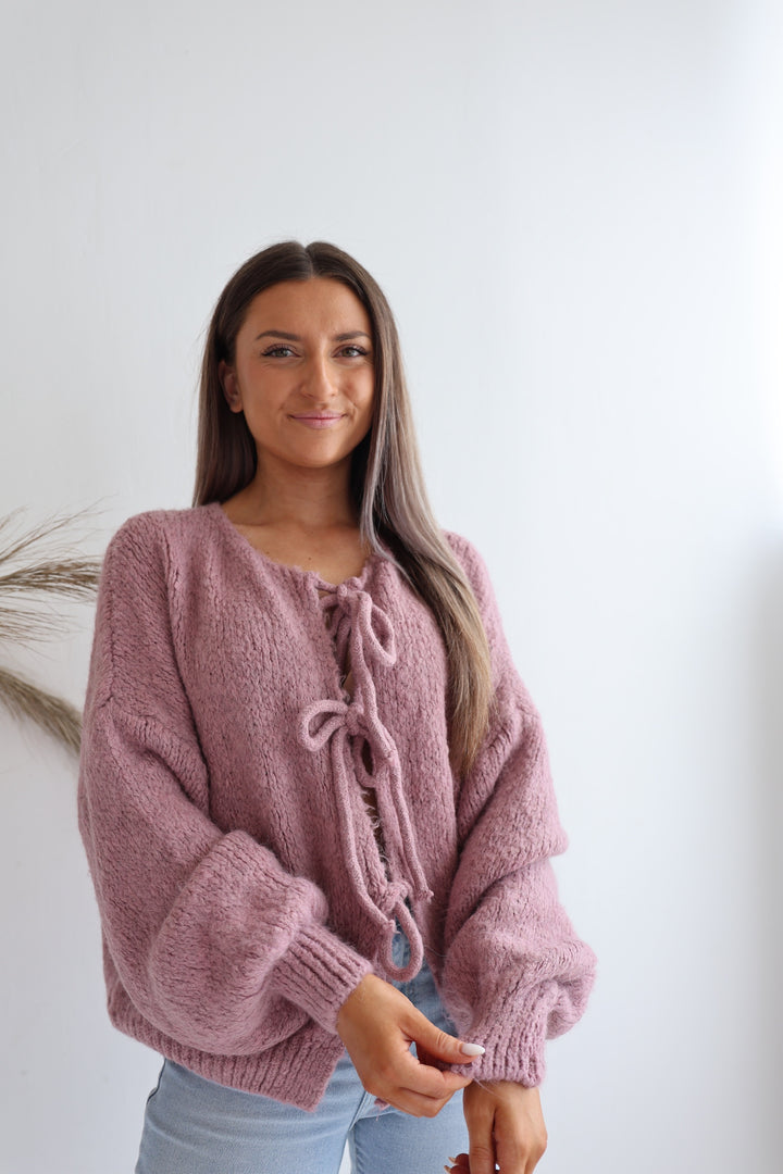 Cardigan mit Schleifen Lilly (langarm)