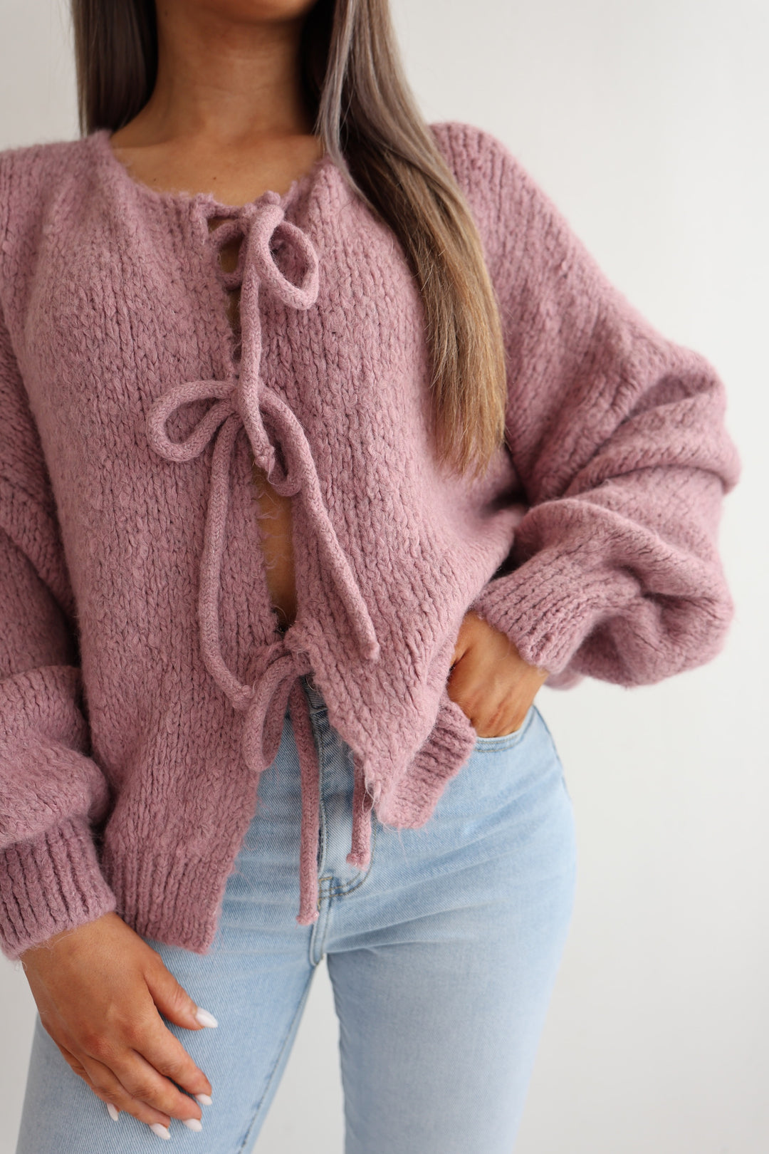 Cardigan mit Schleifen Lilly (langarm)