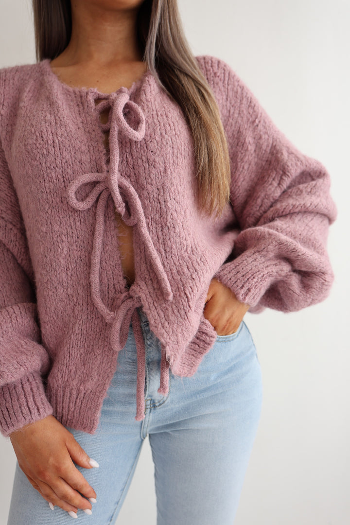 Cardigan mit Schleifen Lilly (langarm)