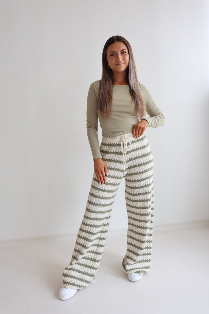 Summer Knit Pants Holly