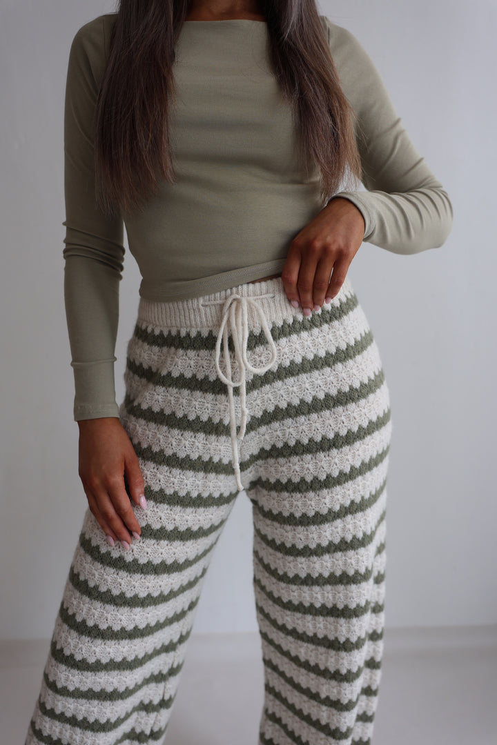 Summer Knit Pants Holly