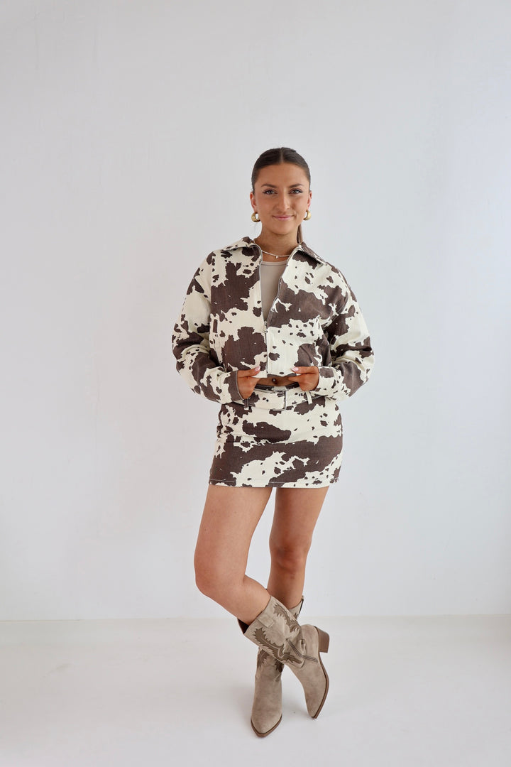 Kurzer Jeansrock Cowgirl