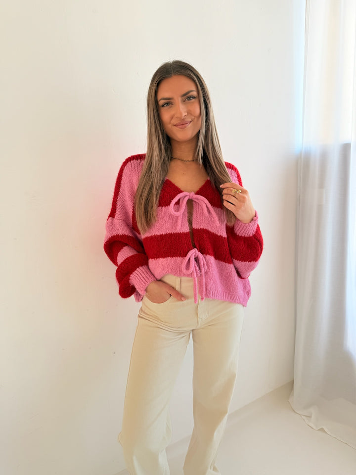 Gestreifter Cardigan Luana