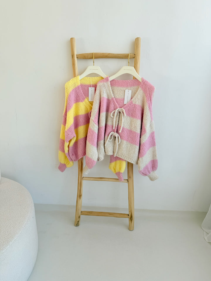 Gestreifter Cardigan Luana