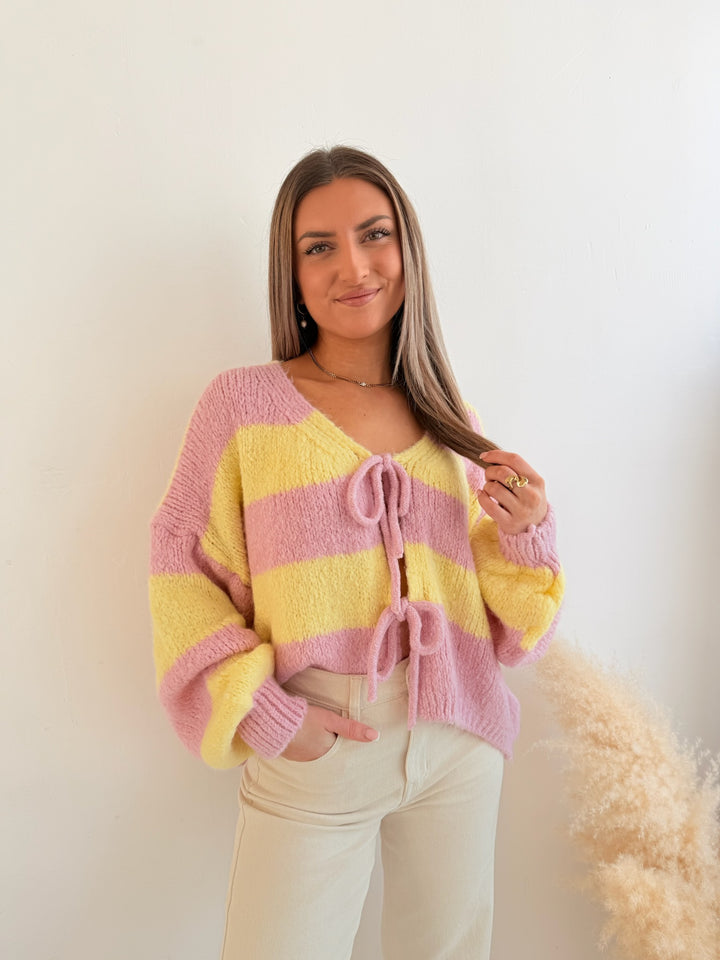 Gestreifter Cardigan Luana