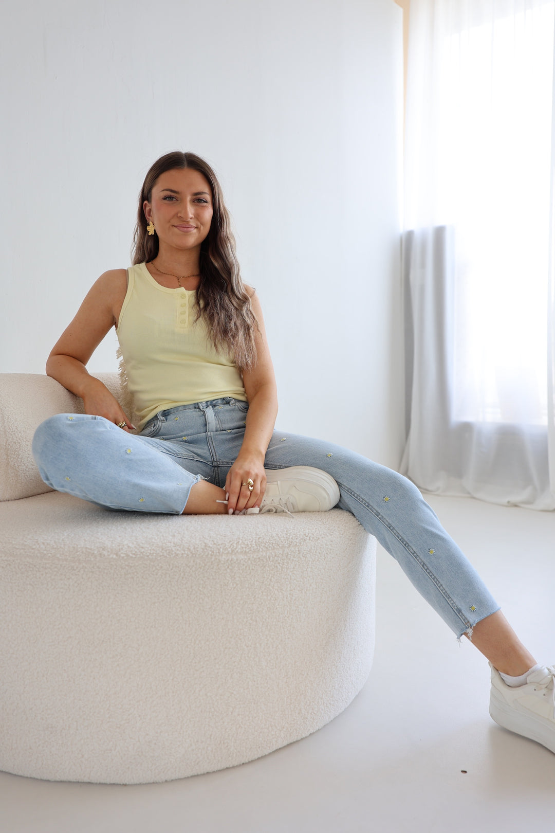 Mom Jeans Summer Flowers (3196)