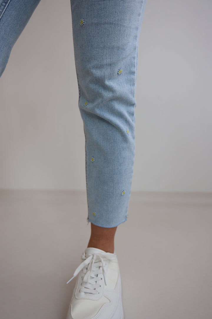 Mom Jeans Summer Flowers (3196)