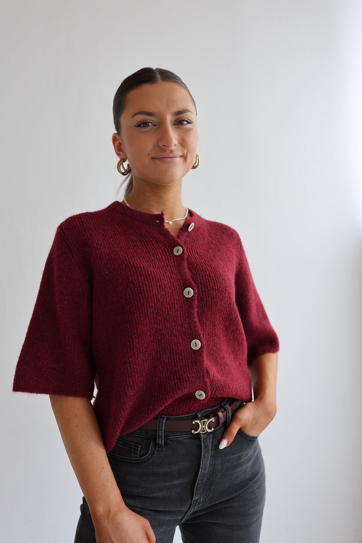 Kurzarm Cardigan Jolina