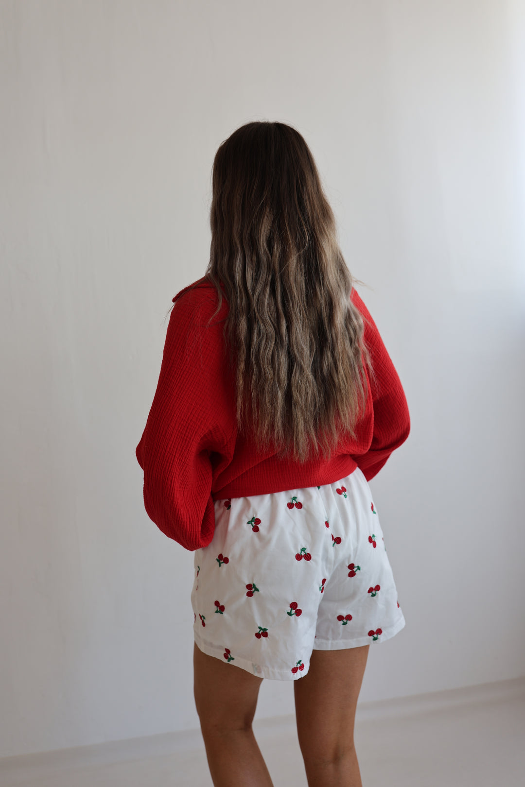 Baumwollshorts Red Cherrys