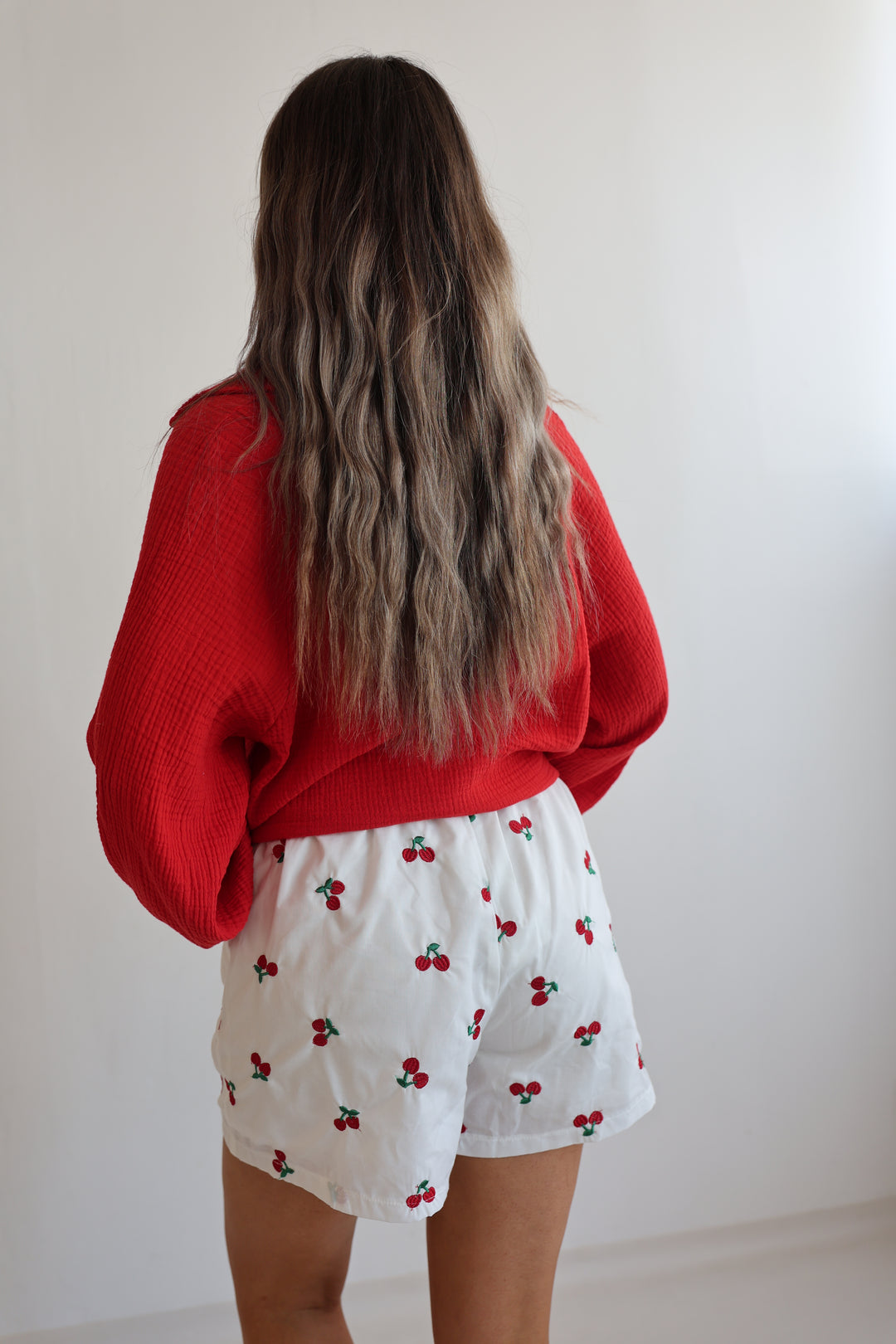 Baumwollshorts Red Cherrys