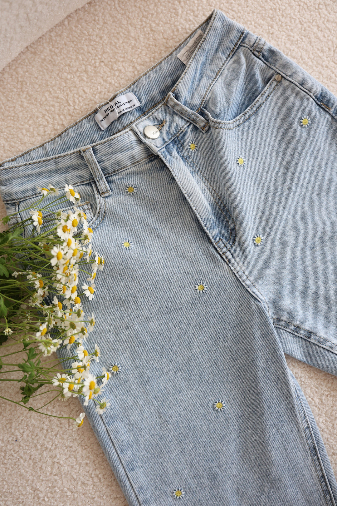 Mom Jeans Summer Flowers (3196)