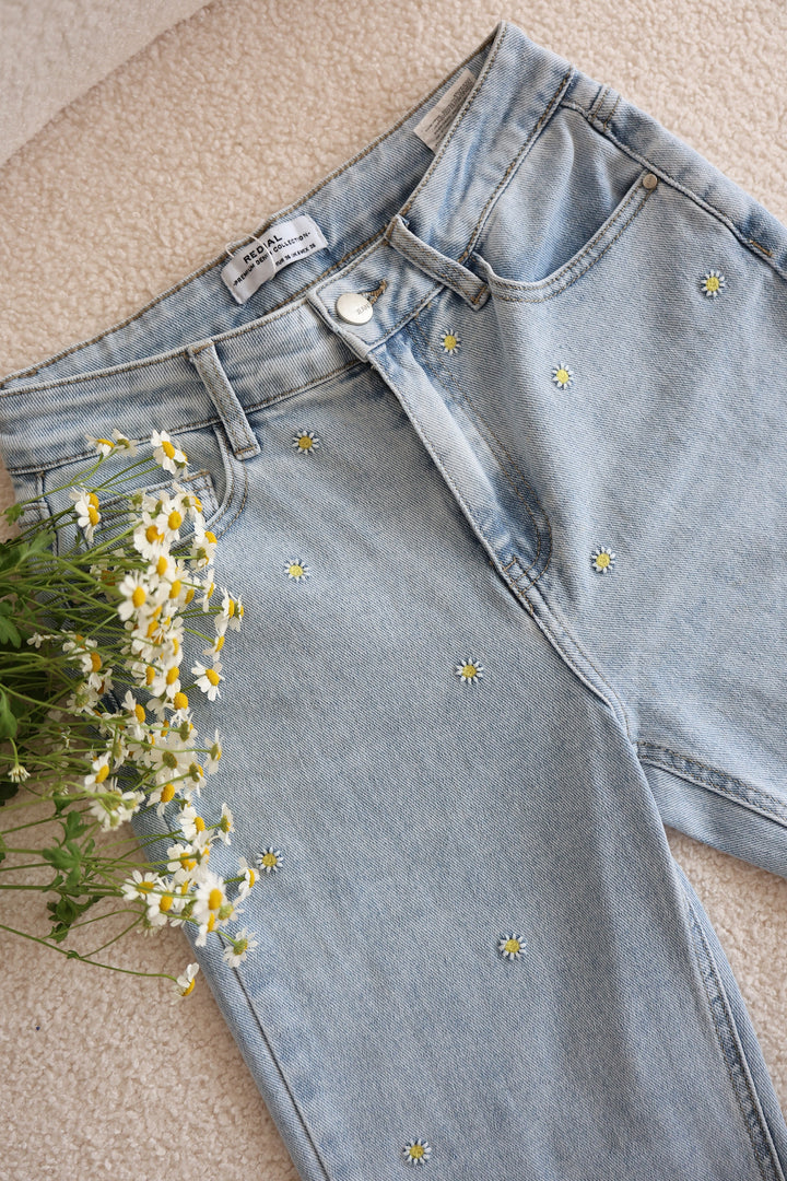 Mom Jeans Summer Flowers (3196)