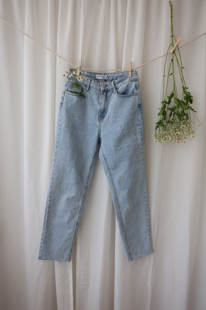 Mom Jeans Summer Flowers (3196)