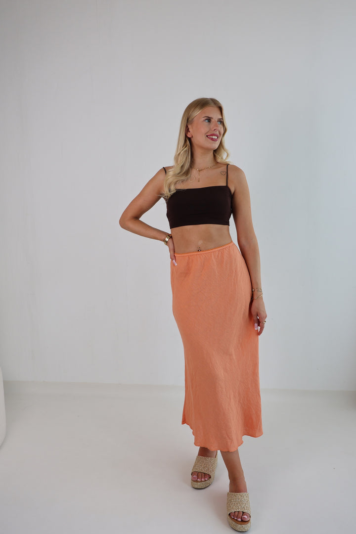 Langer Leinenrock Hannah