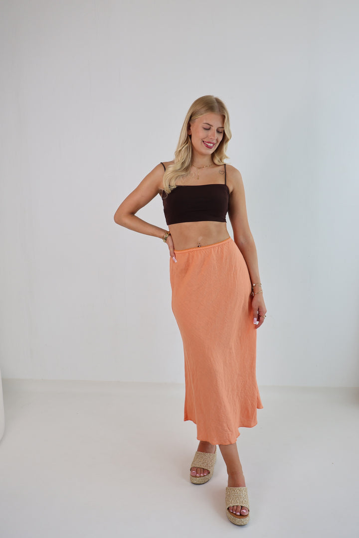 Langer Leinenrock Hannah