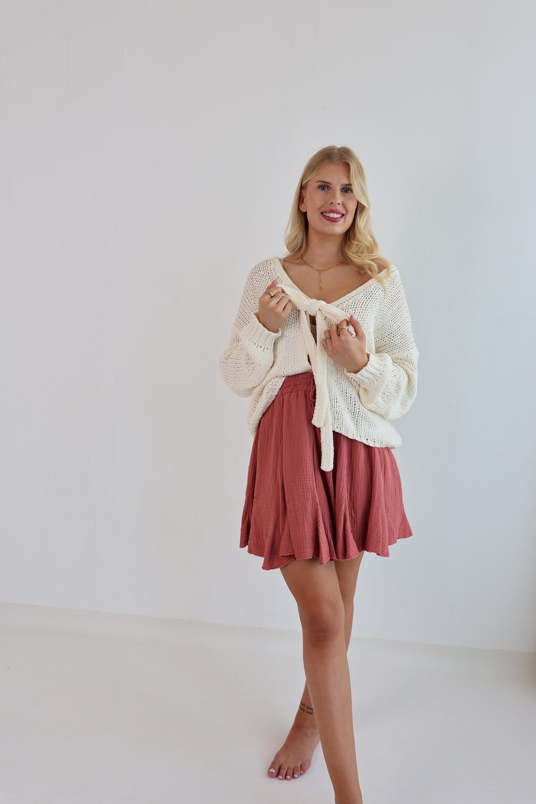 Volantrock aus Musselin Natascha