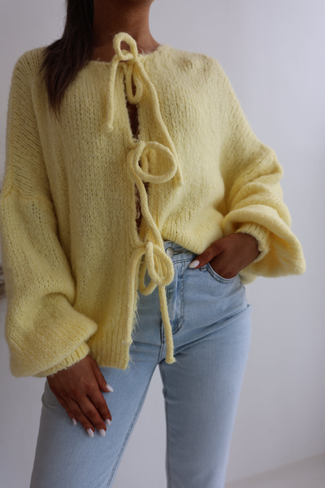 Cardigan mit Schleifen Lilly (langarm)